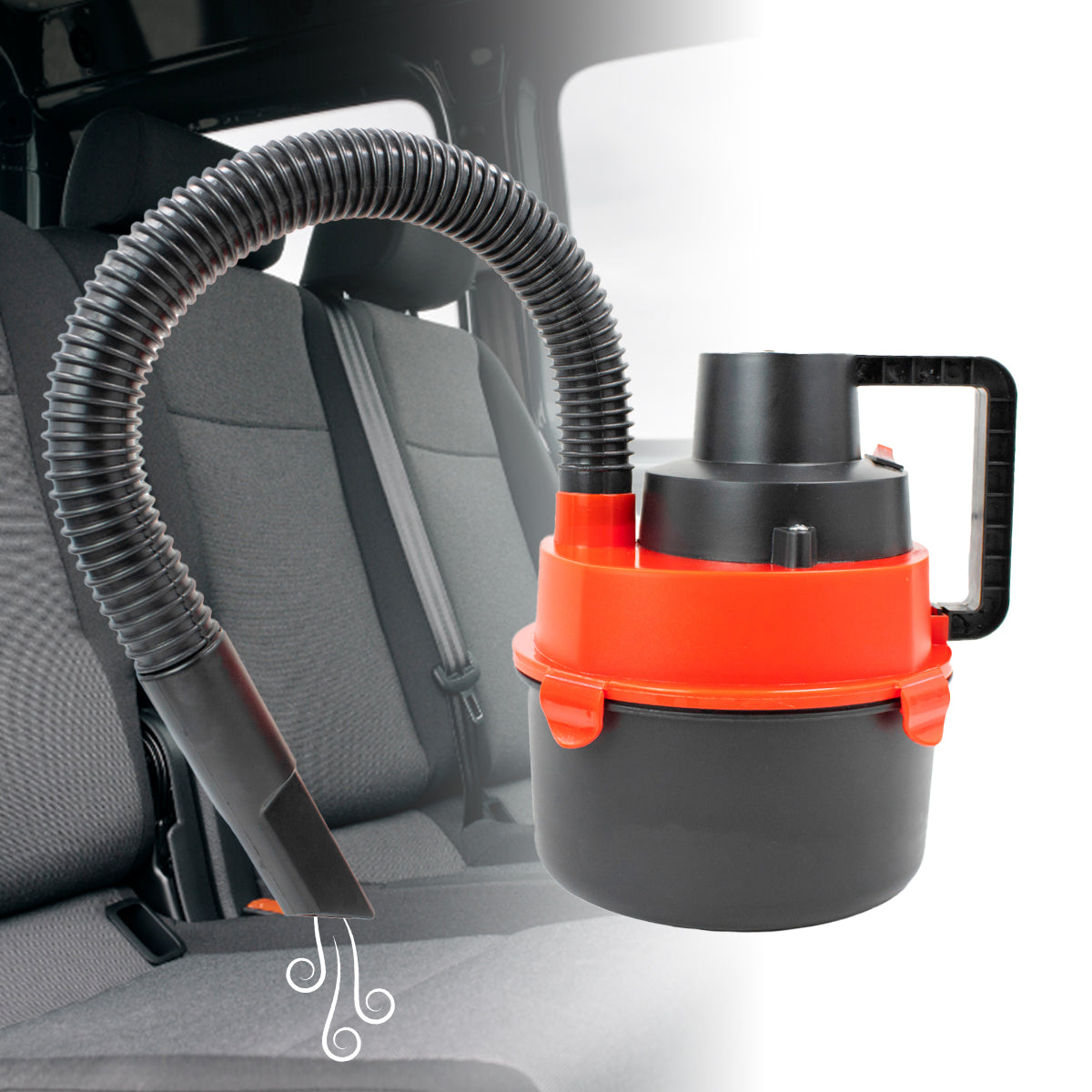 Aspirador De Pó Portátil Para Carro 12V 90w Com Alça