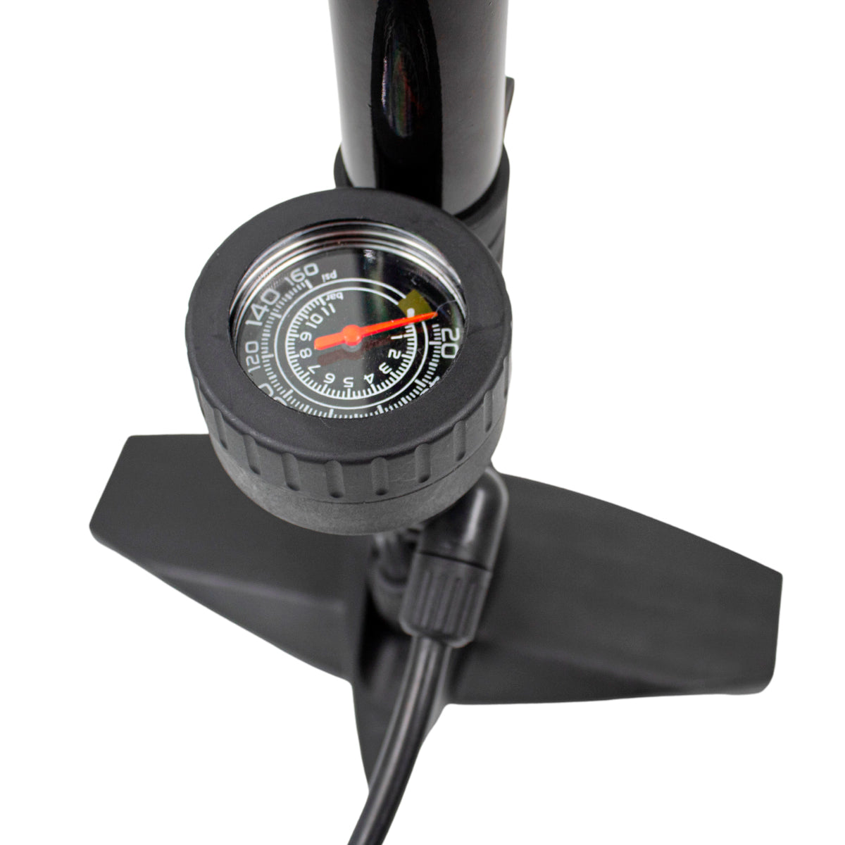 Bomba De Ar Pneus Bicicleta Carro Moto 160psi Manual Bico Duplo