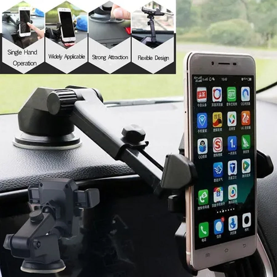 Suporte Para Celular Gps Articulável Silicon Sucker