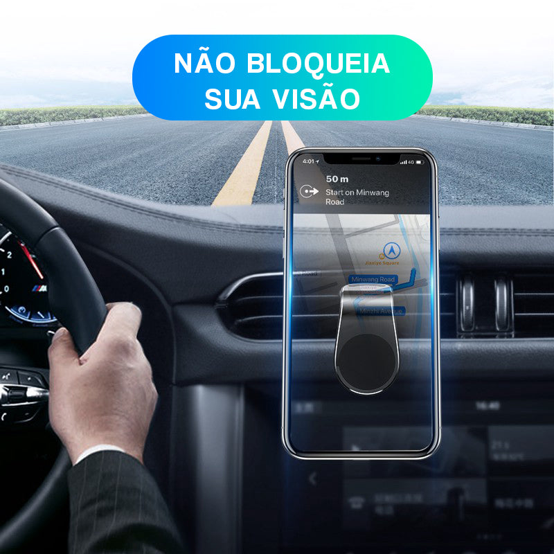 Suporte Celular Automotivo Universal Magnético Ar Condicionado Imã Veicular Carro 360°