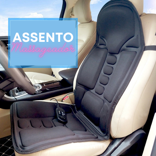 Assento Massageador Lombar Pescoço Almofada Cadeira De Massagem Carro