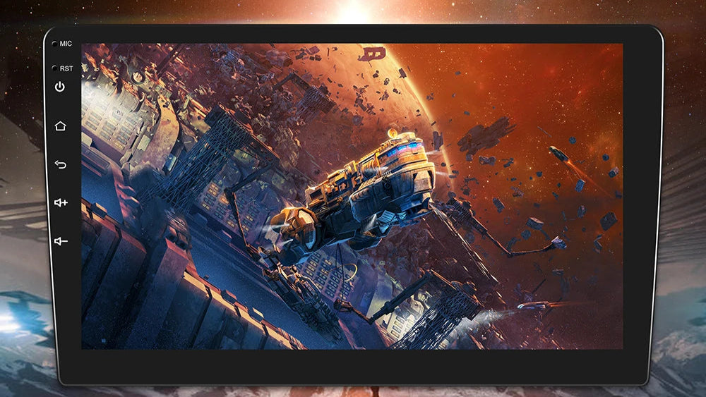 Multimídia Universal Android 13 – 9” | GPS, CarPlay & Android Auto