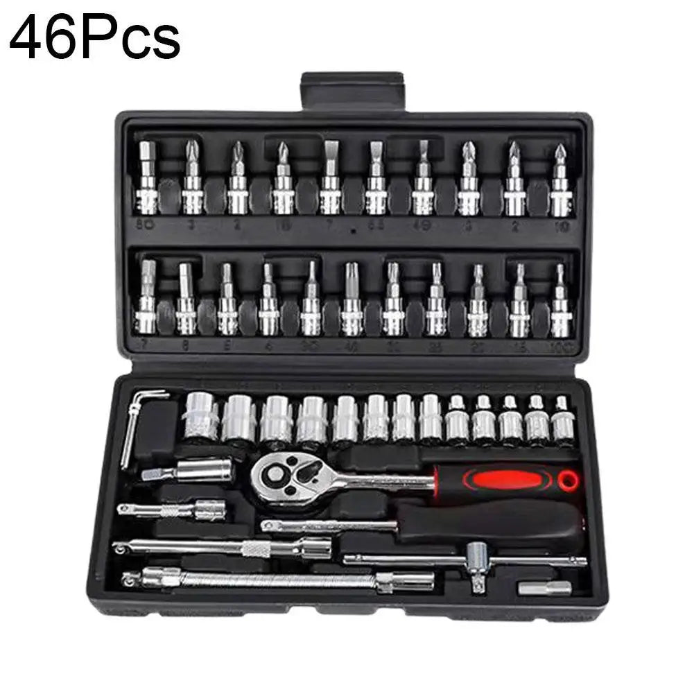 Kit de Ferramentas Automotivas - 46 Peças