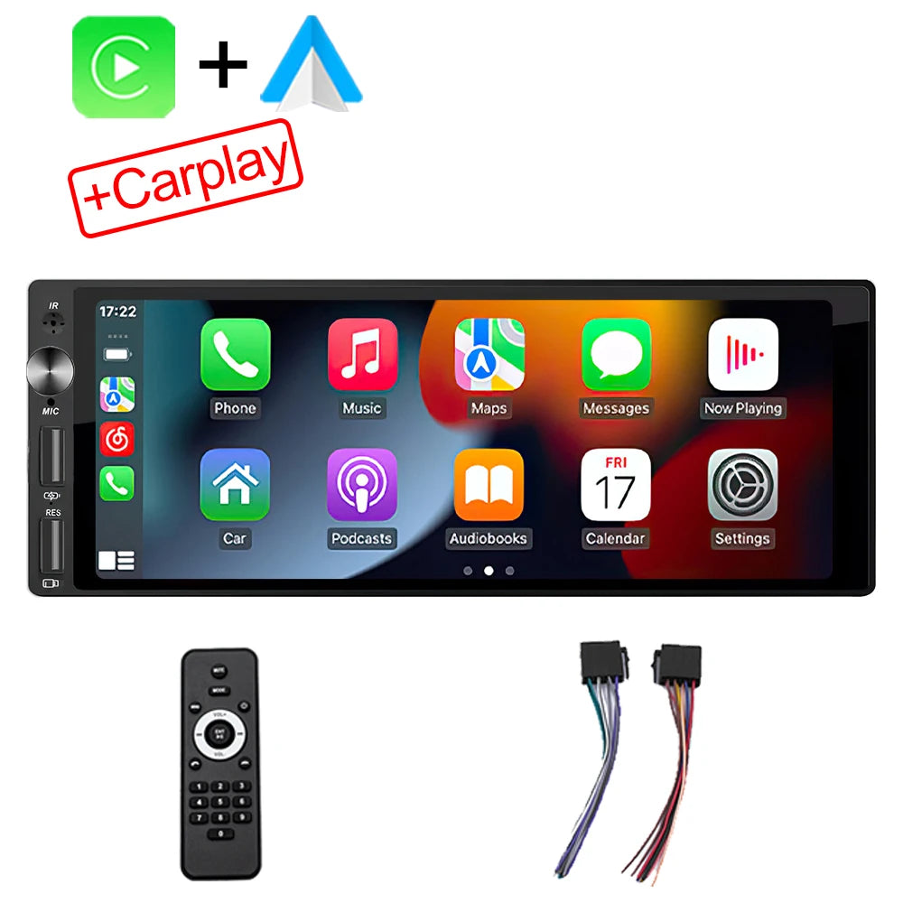 Central Multimídia Universal 1 Din 6.95”