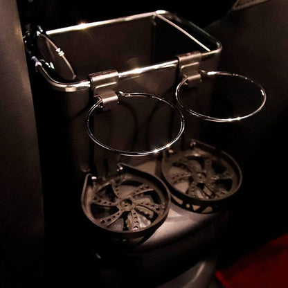Organizador Porta Objetos Para Carro Veículos Bolso Com Porta Copos Retrátil Porta Trecos
