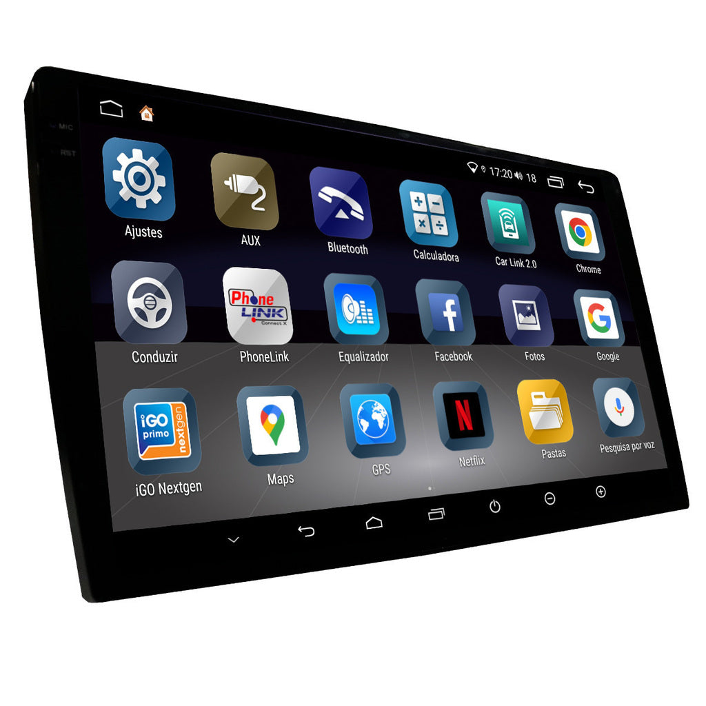 CENTRAL MULTIMÍDIA ANDROID WINCA ULTRA+BLACK  6/128GB 4G 9"